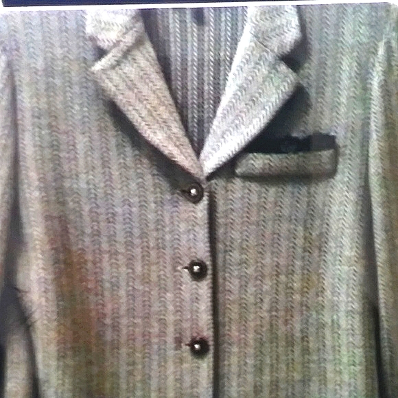 St. John Jacket w/ Lace Pocket - Picture 3 of 4